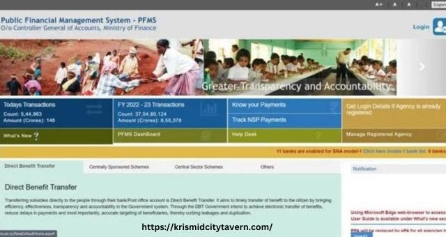 pfms.nic.in login: Login Procedure in Detail